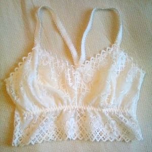 Lace crop top